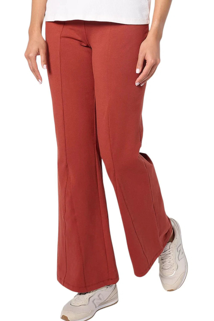 Women with Control Tummy Control Jersey Godet Pant Roasted Acorn - Regular